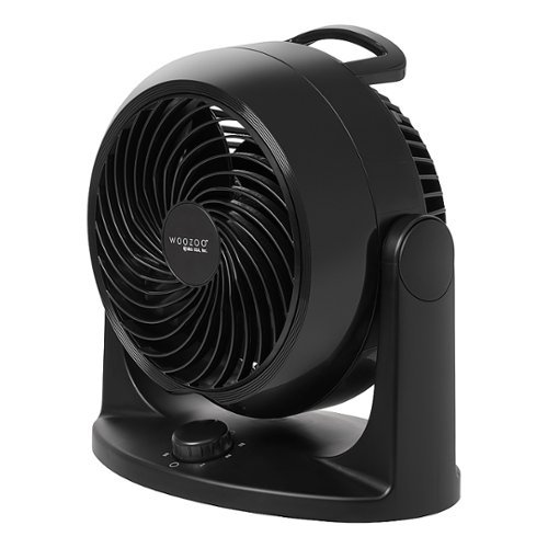  Woozoo - Whole Room Air Circulator Fan - 3 Speed - Medium Room 275 ft - Black