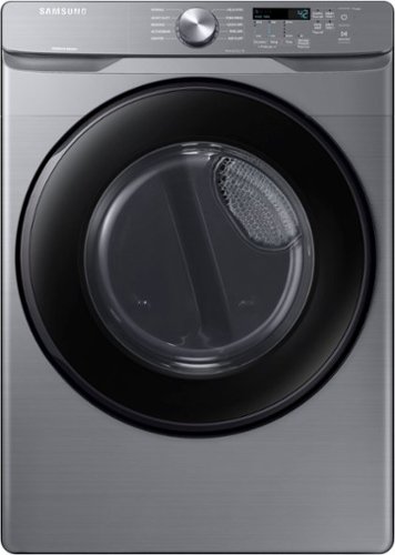 Samsung - 7.5 Cu. Ft. Stackable Gas Dryer with Sensor Dry - Platinum