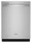 Front. Whirlpool - 24" Top Control Built-In Dishwasher with Stainless Steel Tub, Large Capacity & 3rd Rack, 47 dBA - Stainless Steel.