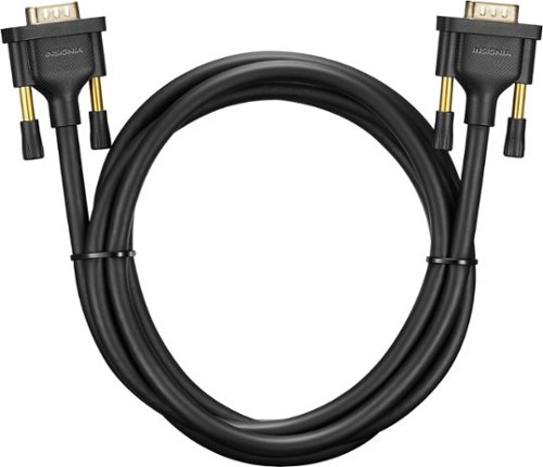 Insignia™ 6' VGA Monitor Cable - Black GLOBAL SHIPPING