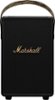 Marshall - Tufton Portable Wireless Bluetooth Speaker with Bass / Treble / Volume Controls and 3.5 mm Auxiliary Input - Black/Brass-Front_Standard