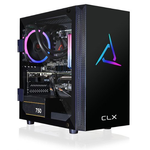 CLX - SET Gaming Desktop - Intel Core i5 10600KF - 16GB Memory - GeForce GTX 1660 SUPER - 500GB NVMe M.2 SSD + 3TB HDD - Black