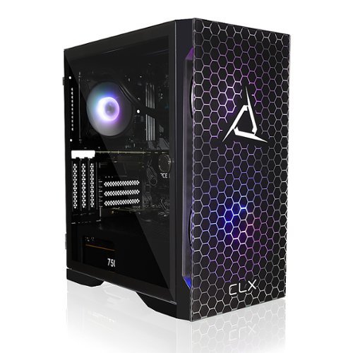 CLX - SET Gaming Desktop - AMD Ryzen 5 5600X - 16GB Memory - GeForce RTX 3070 Ti - 500GB NVMe M.2 SSD + 3TB HDD - Black