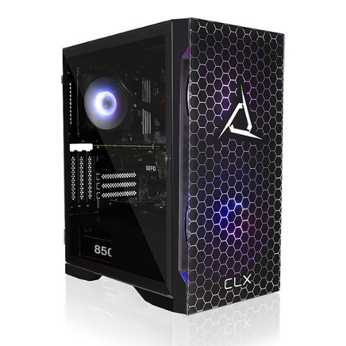 CLX - SET Gaming Desktop - AMD Ryzen 7 5800X - 16GB Memory - GeForce RTX 3080 Ti - 500GB NVMe M.2 SSD + 3TB HDD - Black