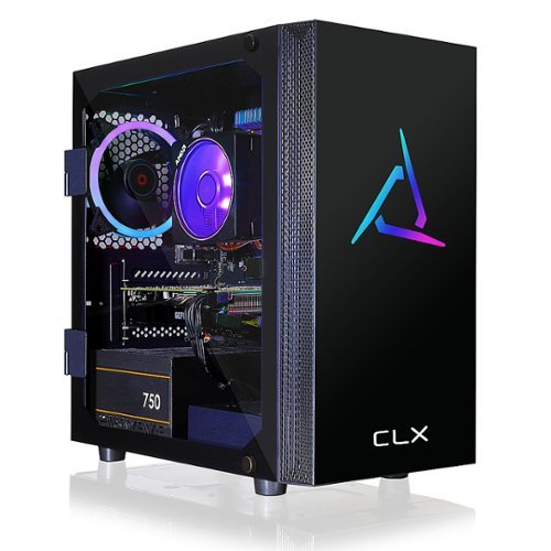 CLX - SET Gaming Desktop - AMD Ryzen 9 3900X - 16GB Memory - GeForce GTX 1660 SUPER - 500GB NVMe M.2 SSD + 3TB HDD - Black