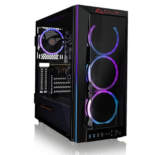CLX - SET Gaming Desktop - AMD Ryzen 7 5800X - 32GB Memory - GeForce RTX 3080 Ti - 500GB NVMe M.2 SSD + 4TB HDD - Black