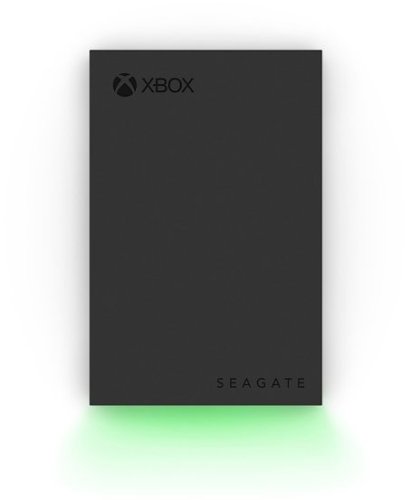 Seagate - Game Drive for Xbox 2TB External USB 3.2 Gen 1 Portable Hard Drive Xbox Certified with Green LED Bar - Black