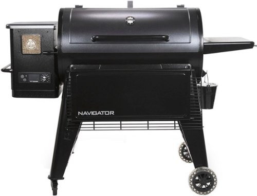 Pit Boss - Navigator Wood Pellet Grill with Grill Cover - Black