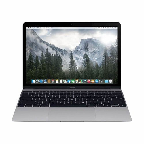 Apple MacBook 12" Retina Laptop, M-5Y31, 8GB, 256GB SSD, Space Gray, (Certified Used)