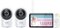 VTech - 2 Camera 5” Smart Wi-Fi 1080p Pan & Tilt Video Monitor - White-Front_Standard