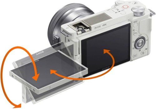 Sony Alpha ZV-E10 Kit Mirrorless Vlog Camera with 16-50mm Lens - White SHOP ONLINE