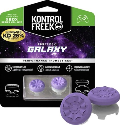 KontrolFreek - FPS Freek Galaxy 4 Prong Performance Thumbsticks for Xbox One and Xbox Series X|S - Purple