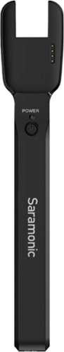 Saramonic - Blink 500 Pro HM Handheld Transmitter Holder for Blink 500 Pro TX and Built-in Battery/Charger