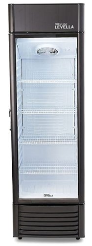 Premium Levella - 9 ft. Refrigerator with  Display - Black