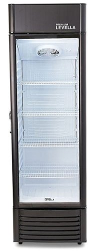 Premium Levella - 12.5 ft. Refrigerator with  Display - Black