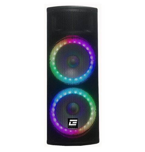 Edison Professional - Dual 15" High Performance 15" PA Speaker - M-8000 - Black-Front_Standard 
