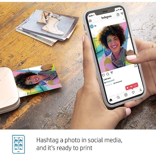 HP SPROCKET SELECT PORTABLE INSTANT PHOTO PRINTER COMPATIBLE WITH 2.3X3.4 ZINK PHOTO PAPER - GRAY SHOP ONLINE