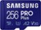 Samsung - PRO Plus 256GB microSDXC UHS-I Memory Card With Adapter-Front_Standard