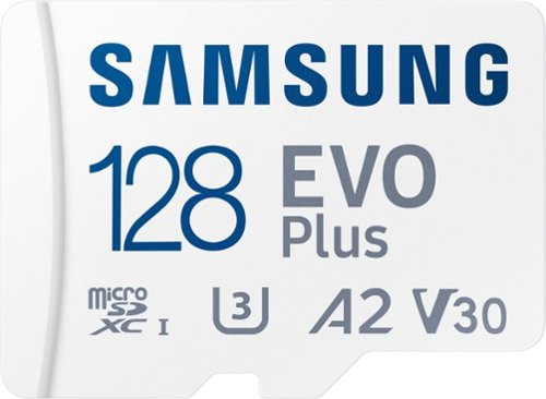 Image of Samsung - EVO Plus 128GB microSDXC UHS-I Memory Card with Adapter