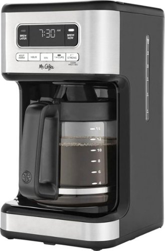 Mr. Coffee 14-Cup Coffee Maker with Reusable Filter and Advanced Water Filtration - Black