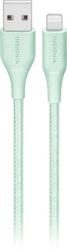 Insignia™ - 5' Lightning to USB Charge-and-Sync Cable - Green