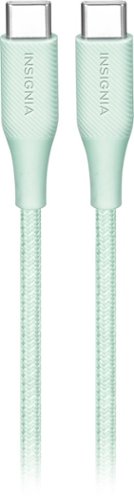 Insignia™ - 5' USB-C to USB-C Charge-and-Sync Cable - Light Green