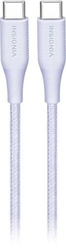 Insignia™ - 5' USB-C to USB-C Charge-and-Sync Cable - Light Purple