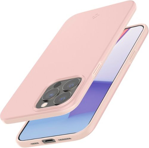 Spigen Thin Fit Hard Shell Case for Apple iPhone 13 Pro Max & iPhone 12 Pro Max - Pink Sand SHOP ONLINE