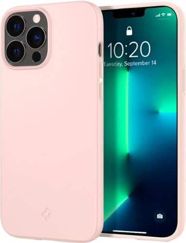 Spigen Thin Fit Hard Shell Case for Apple iPhone 13 Pro Max & iPhone 12 Pro Max - Pink Sand WORLDWIDE DELIVERY