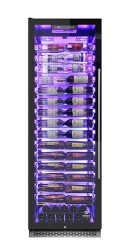Vinotemp - Private Reserve Series 141-Bottle Single-Zone Commercial Beverage Cooler with Left Hinge