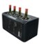 Vinotemp - 4-Bottle Open Wine Cooler - Black-Front_Standard