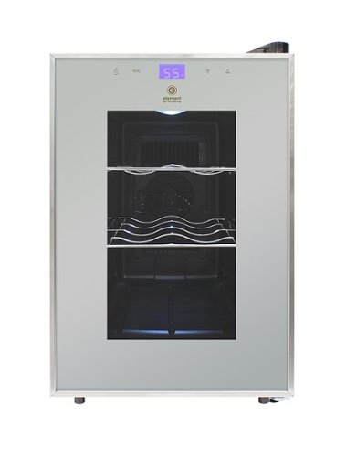 Photos - Wine Cooler Vinotemp - 6-Bottle Single Zone  with Touch Screen - Silver EL