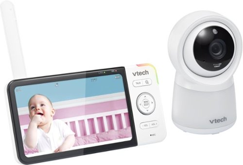 VTech Smart Wi-Fi Video Baby Monitor w/ 5” HC Display and 1080p HD Camera, Built-in night light, RM5754HD - White HOW TO BUY
