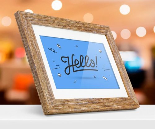 Aluratek 10 LCD Wi-Fi Touchscreen Digital Photo Frame - Distressed Wood BUY ONLINE