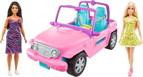 Barbie - Dolls and Off-Road Vehicle Playset - Pink