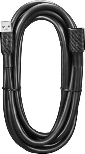 Insignia™ 12' USB 3.0 A-Male to A-Female Extension Cable - Black WORLDWIDE DELIVERY