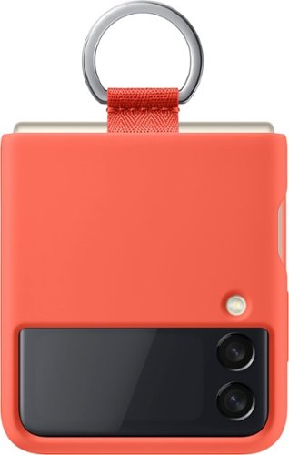 UPC 887276574783 product image for Silicone Cover with Ring for Samsung Galaxy Z Flip3 - Coral | upcitemdb.com
