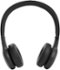 JBL - LIVE460NC Wireless On-Ear NC Headphones - Black-Front_Standard 
