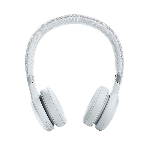 JBL - LIVE460NC Wireless On-Ear NC Headphones - White