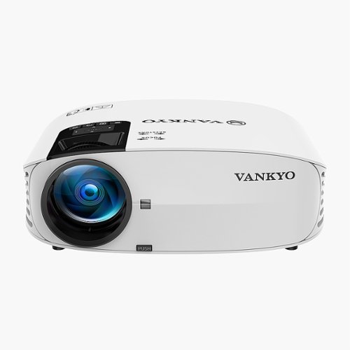 Vankyo Leisure 510PW Native 1080P Wireless Single LCD Portable Projector, Screen Included - White WORLDWIDE DELIVERY
