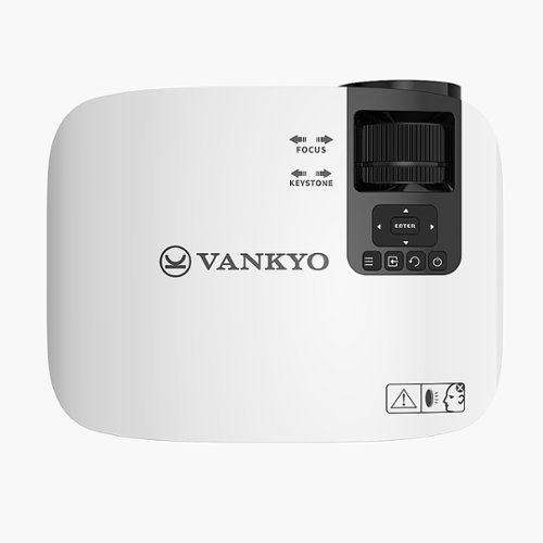 Vankyo Leisure 510PW Native 1080P Wireless Single LCD Portable Projector, Screen Included - White WHERE TO BUY