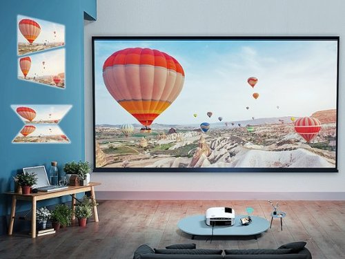 Vankyo Leisure 510PW Native 1080P Wireless Single LCD Portable Projector, Screen Included - White SHOP ONLINE