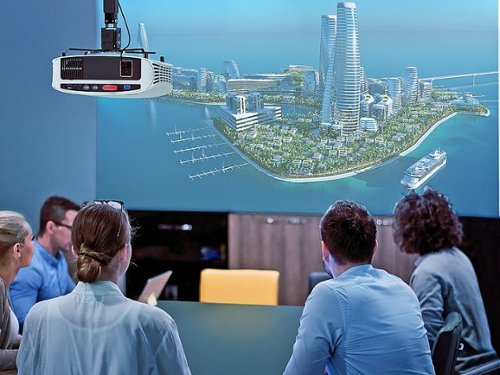 Vankyo Leisure 510PW Native 1080P Wireless Single LCD Portable Projector, Screen Included - White BUY ONLINE