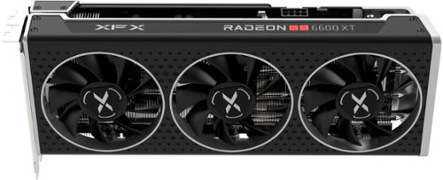 XFX - SPEEDSTER MERC308 AMD Radeon RX 6600 XT 8GB GDDR6 PCI Express 4.0 Gaming Graphics Card - Black-Front_Standard 