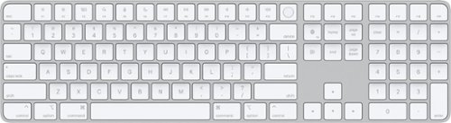 Magic Keyboard with Touch ID and Numeric Keypad for Mac models with Apple silicon - Silver/White