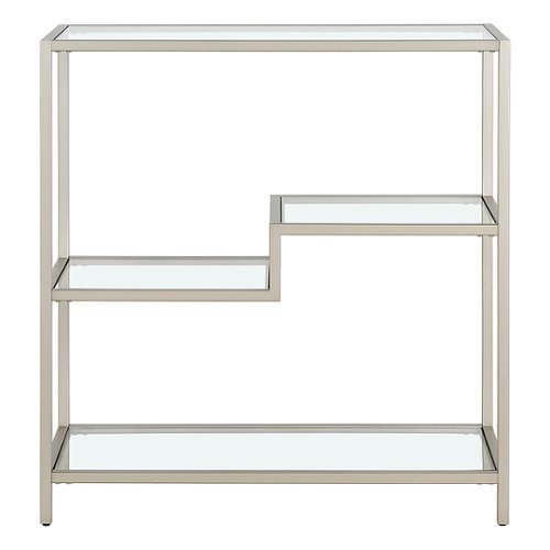 Camden&Wells - Johann 36" Tall Bookcase - Satin Nickel