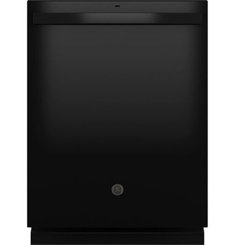GE - Top Control Built In Dishwasher with Sanitize Cycle and Dry Boost, 52 dBA - Black