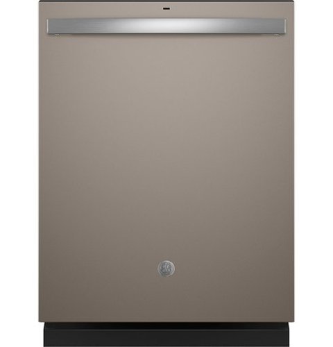 GE - Top Control Built In Dishwasher with Sanitize Cycle and Dry Boost, 52 dBA - Slate