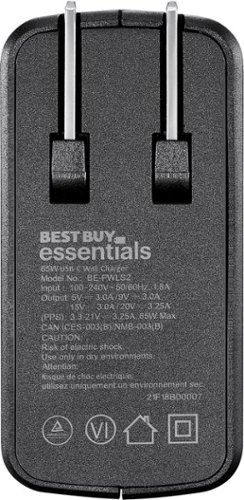 Best Buy essentials™ 65 W USB-C Foldable Wall Charger for Laptops, Smartphone, Tablet, and More - Black HOW TO BUY