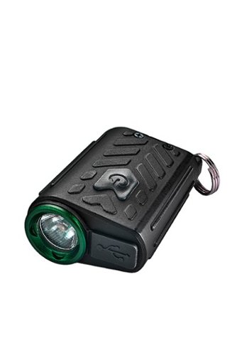 Police Security - Seeker XX Lumen Rechargeable Keychain Light - Black/Green